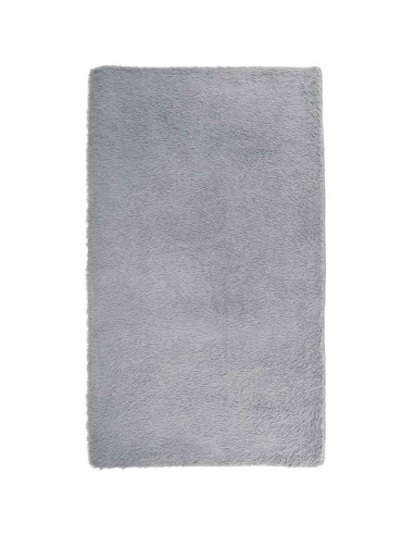 Tappeto Shaggy a Pelo Lungo NAVARRA Grigio Argento 60x100 cm