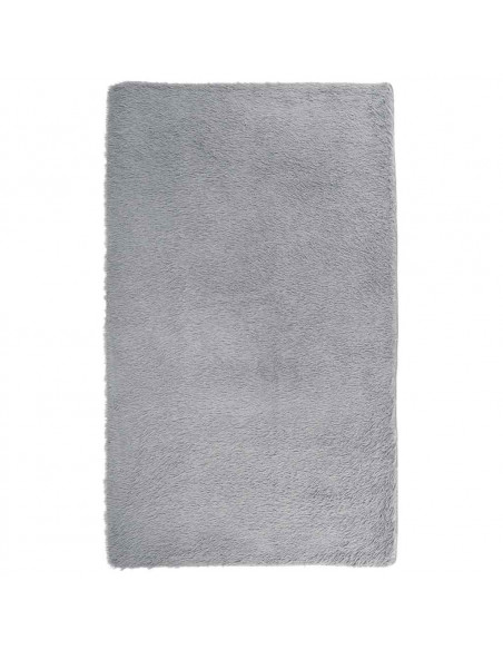 Tappeto Shaggy a Pelo Lungo NAVARRA Grigio Argento 80x150 cm