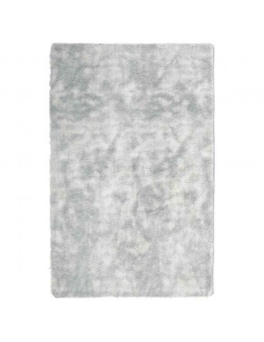 Tappeto Shaggy a Pelo Lungo NAVARRA Grigio Chiaro 130x200 cm