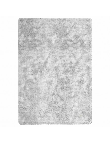 Tappeto Shaggy a Pelo Lungo NAVARRA Grigio Chiaro 160x230 cm