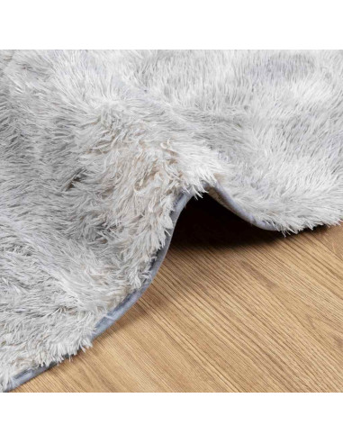 Tappeto Shaggy a Pelo Lungo NAVARRA Grigio Chiaro 200x290 cm