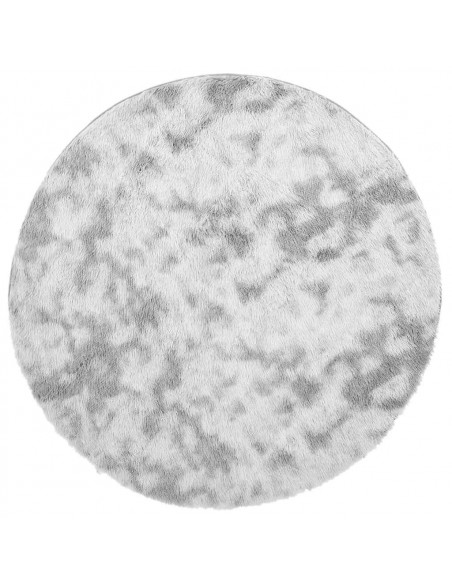 Tappeto Shaggy a Pelo Lungo NAVARRA Grigio Chiaro 240x240 cm