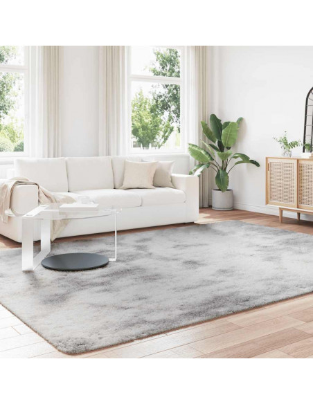 Tappeto Shaggy a Pelo Lungo NAVARRA Grigio Chiaro 240x340 cm