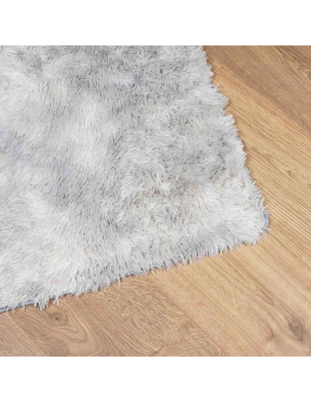 Tappeto Shaggy a Pelo Lungo NAVARRA Grigio Chiaro 60x100 cm