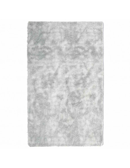 Tappeto Shaggy a Pelo Lungo NAVARRA Grigio Chiaro 80x150 cm