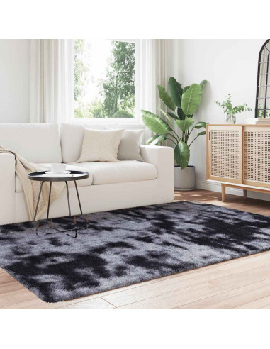 Tappeto Shaggy a Pelo Lungo NAVARRA Grigio Scuro 130x200 cm