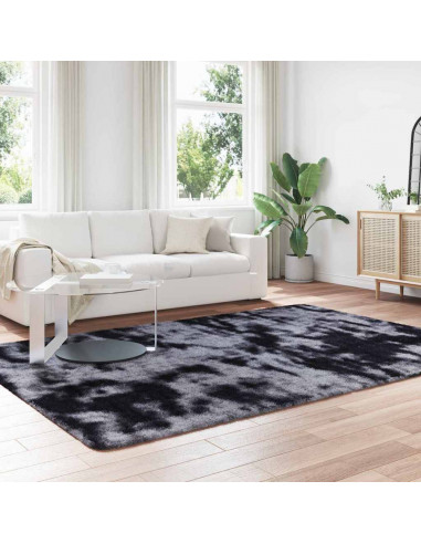 Tappeto Shaggy a Pelo Lungo NAVARRA Grigio Scuro 200x290 cm