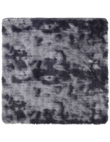 Tappeto Shaggy a Pelo Lungo NAVARRA Grigio Scuro 240x240 cm