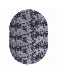 Tappeto Shaggy a Pelo Lungo NAVARRA Grigio Scuro 300x200 cm 2