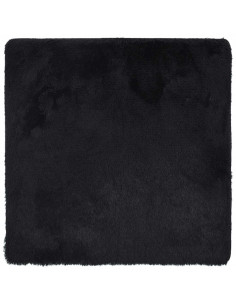 Tappeto Shaggy a Pelo Lungo NAVARRA Nero 120x120 cm poliestere 2