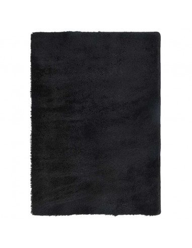 Tappeto Shaggy a Pelo Lungo NAVARRA Nero 160x230 cm poliestere