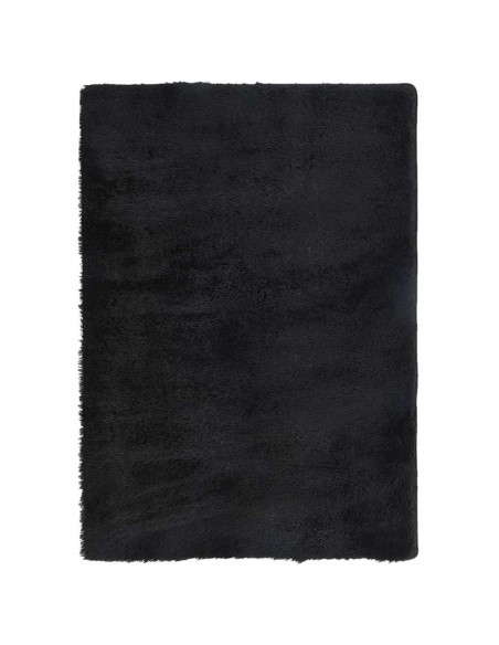 Tappeto Shaggy a Pelo Lungo NAVARRA Nero 160x230 cm poliestere