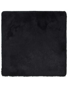 Tappeto Shaggy a Pelo Lungo NAVARRA Nero 240x240 cm poliestere 2