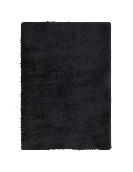 Tappeto Shaggy a Pelo Lungo NAVARRA Nero 240x340 cm poliestere