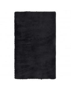 Tappeto Shaggy a Pelo Lungo NAVARRA Nero 60x100 cm poliestere 2