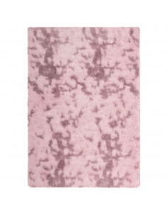 Tappeto Shaggy a Pelo Lungo NAVARRA Rosa Antico 120x170cm 2