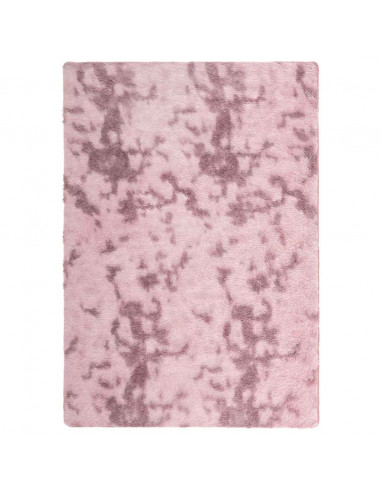 Tappeto Shaggy a Pelo Lungo NAVARRA Rosa Antico 120x170cm