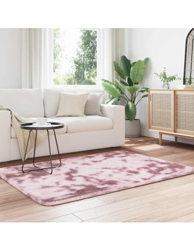 Tappeto Shaggy a Pelo Lungo NAVARRA Rosa Antico 120x170cm
