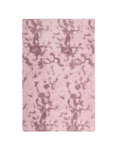Tappeto Shaggy a Pelo Lungo NAVARRA Rosa Antico 130x200cm