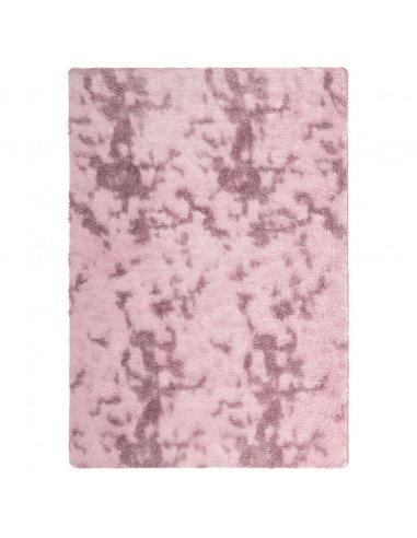 Tappeto Shaggy a Pelo Lungo NAVARRA Rosa Antico 160x230cm