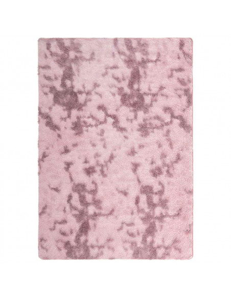 Tappeto Shaggy a Pelo Lungo NAVARRA Rosa Antico 160x230cm