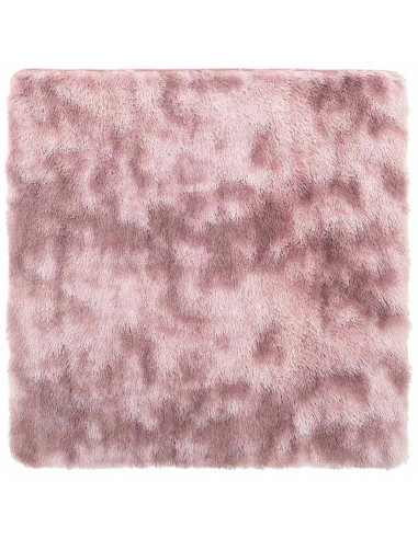Tappeto Shaggy a Pelo Lungo NAVARRA Rosa Antico 200x200cm