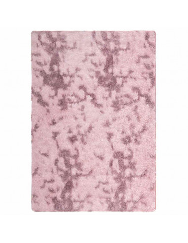 Tappeto Shaggy a Pelo Lungo NAVARRA Rosa Antico 200x290cm