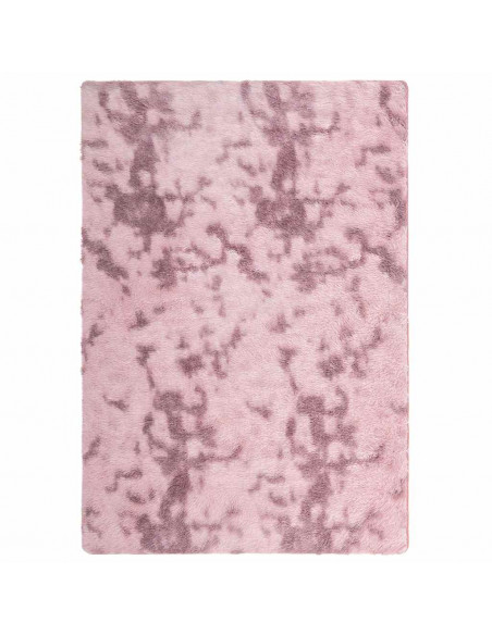 Tappeto Shaggy a Pelo Lungo NAVARRA Rosa Antico 200x290cm