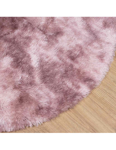 Tappeto Shaggy a Pelo Lungo NAVARRA Rosa Antico 240x240cm