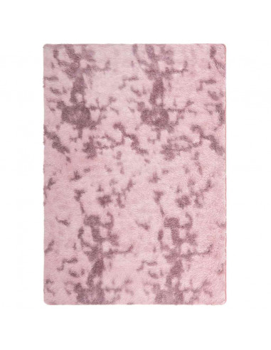 Tappeto Shaggy a Pelo Lungo NAVARRA Rosa Antico 240x340 cm