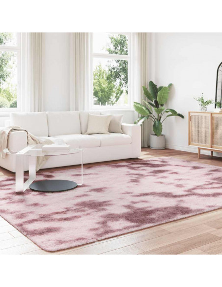 Tappeto Shaggy a Pelo Lungo NAVARRA Rosa Antico 240x340 cm