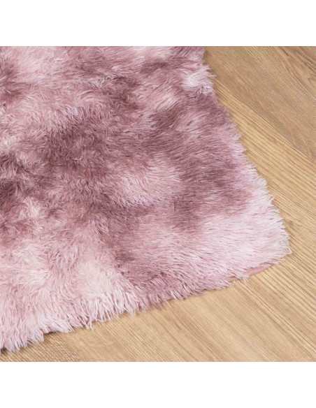 Tappeto Shaggy a Pelo Lungo NAVARRA Rosa Antico 240x340 cm