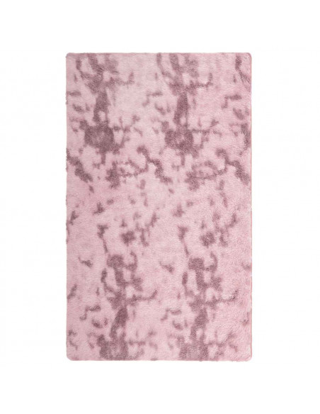 Tappeto Shaggy a Pelo Lungo NAVARRA Rosa Antico 60x100 cm