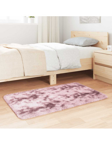 Tappeto Shaggy a Pelo Lungo NAVARRA Rosa Antico 60x100 cm