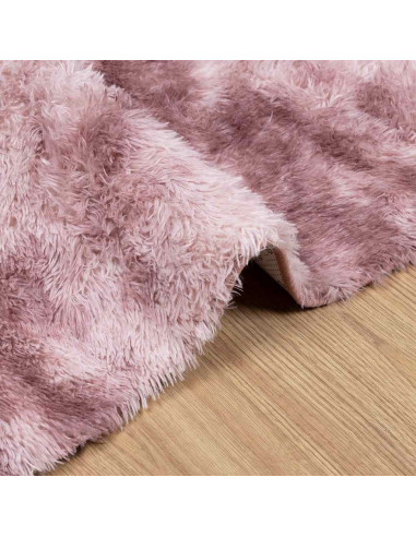 Tappeto Shaggy a Pelo Lungo NAVARRA Rosa Antico 80x150 cm