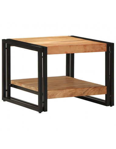 Tavolino da Salotto 50x50x38 cm Legno Massello di Acacia