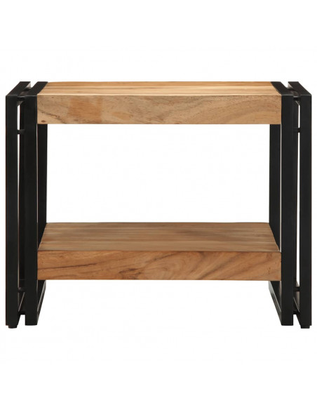 Tavolino da Salotto 50x50x38 cm Legno Massello di Acacia