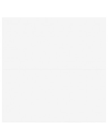 Tavolino da Salotto con Cassetti Bianco 100x100x40 cm