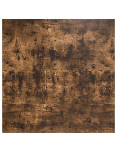 Tavolino da Salotto con Cassetti Rovere Fumo 100x100x40 cm