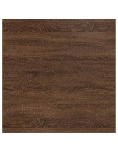 Tavolino da Salotto con Cassetti Rovere Marrone 100x100x40 cm