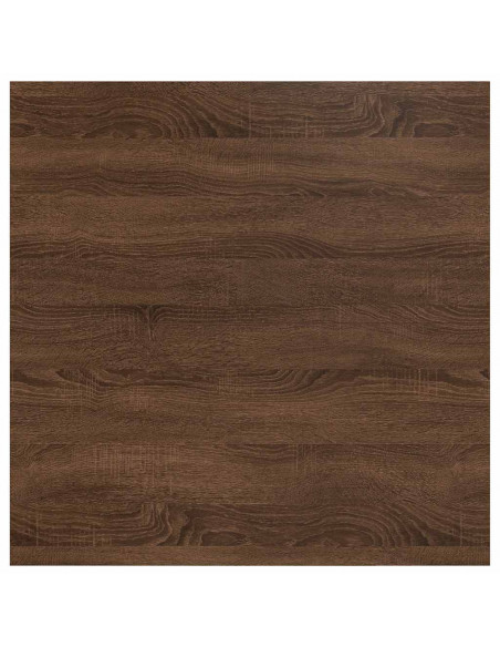 Tavolino da Salotto con Cassetti Rovere Marrone 100x100x40 cm