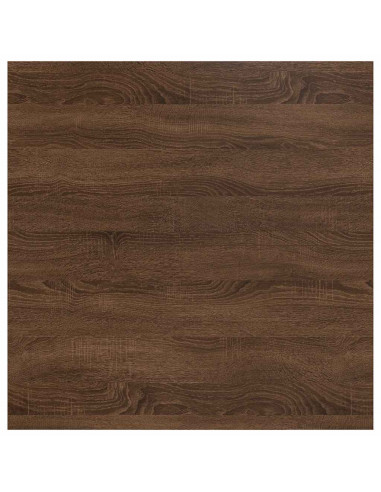 Tavolino da Salotto con Cassetti Rovere Marrone 70,5x70x40 cm