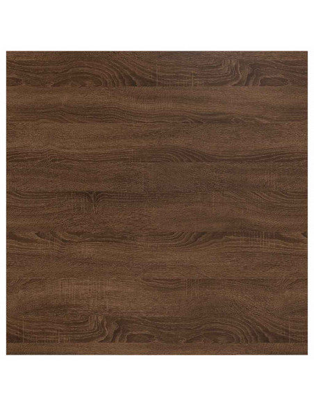 Tavolino da Salotto con Cassetti Rovere Marrone 70,5x70x40 cm