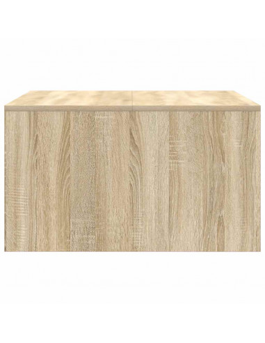 Tavolino da Salotto con Cassetti Rovere Sonoma 70,5x70x40 cm