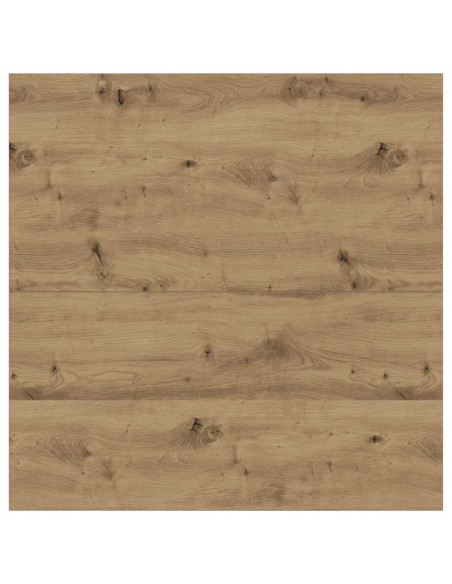 Tavolino Salotto con Cassetti Rovere Artigianale 70,5x70x40 cm