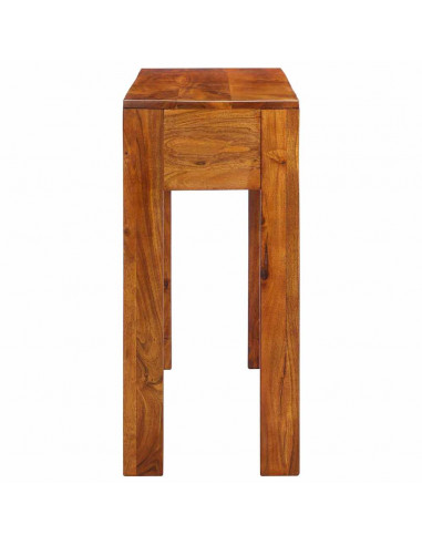 Tavolo Consolle 110x35x75 cm in Legno Massello di Acacia
