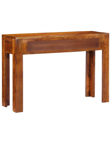 Tavolo Consolle 110x35x75 cm in Legno Massello di Acacia