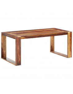 Tavolo da Pranzo 180x90x76 cm in Legno Massello 2