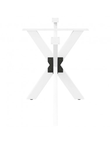 Tavolo da Pranzo con Gamba a Forma di Ragno Bianco in Acciaio