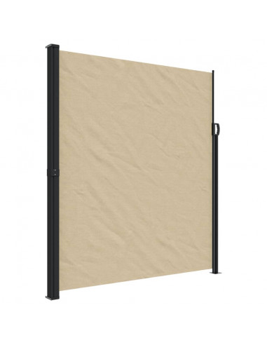 Tenda da Sole Laterale Retrattile Beige 220x300 cm